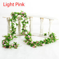 Guirnalda De Flores Artificiales De Rosa Y Hiedra Verde MissDeer 230cm Para Decoración De Casamiento Hogar Jardín Y Navidad Adorno De Pared - details 5