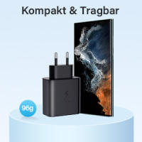Cargador USB C de 45 W, Cargador rápido con Cable Tipo C a Tipo C, Cable Trenzado de Carga de Nailon de 2 m, Con el protocolo USB C PD, ofrece 45 W de carga súper rápida Compatible con Moviles Samsung Iphone Xiaomi y Ordenador Portátiles. Potencia de 45 W - details 3