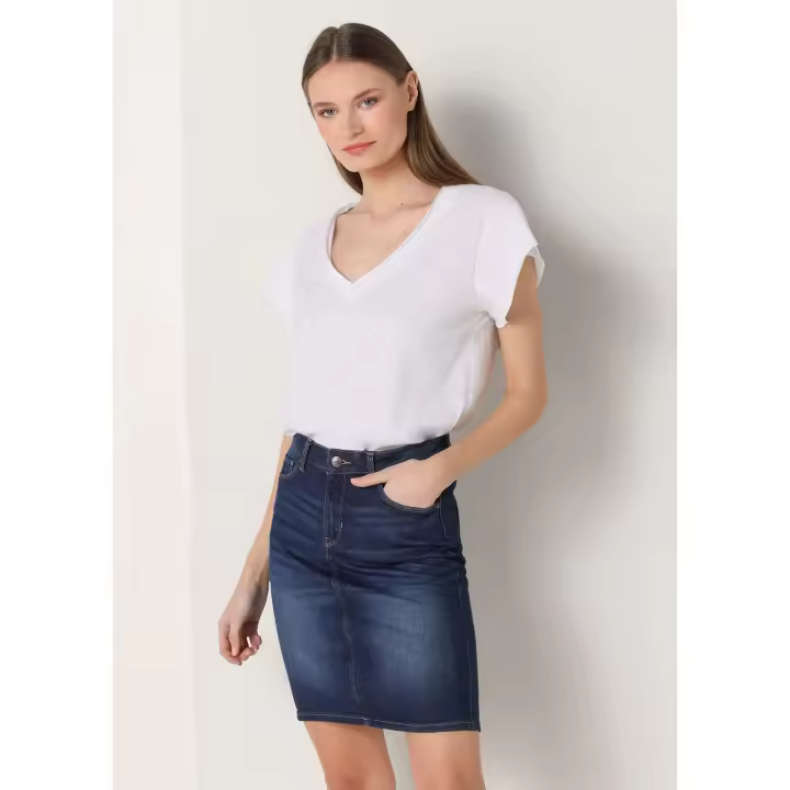 LOIS JEANS - Falda vaquera tejana - 1