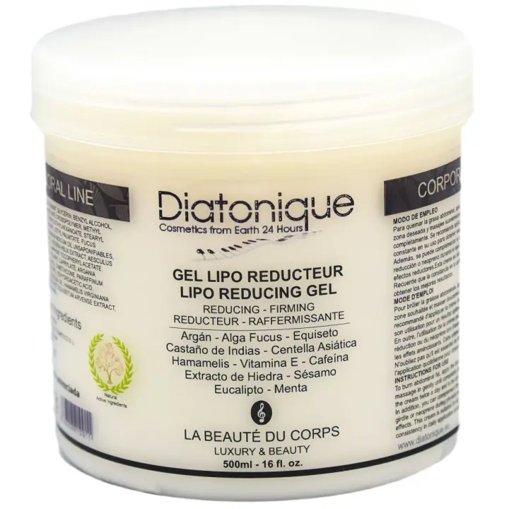 GEL ANTICELULÍTICO REDUCTOR FRÍO CALOR MAS PLUS DIATONIQUE 500 ML -  Abdomen, Muslos, Brazos y Piernas - Efecto Reductor y Adelgazante Extreme - Hombre y Mujer - 1