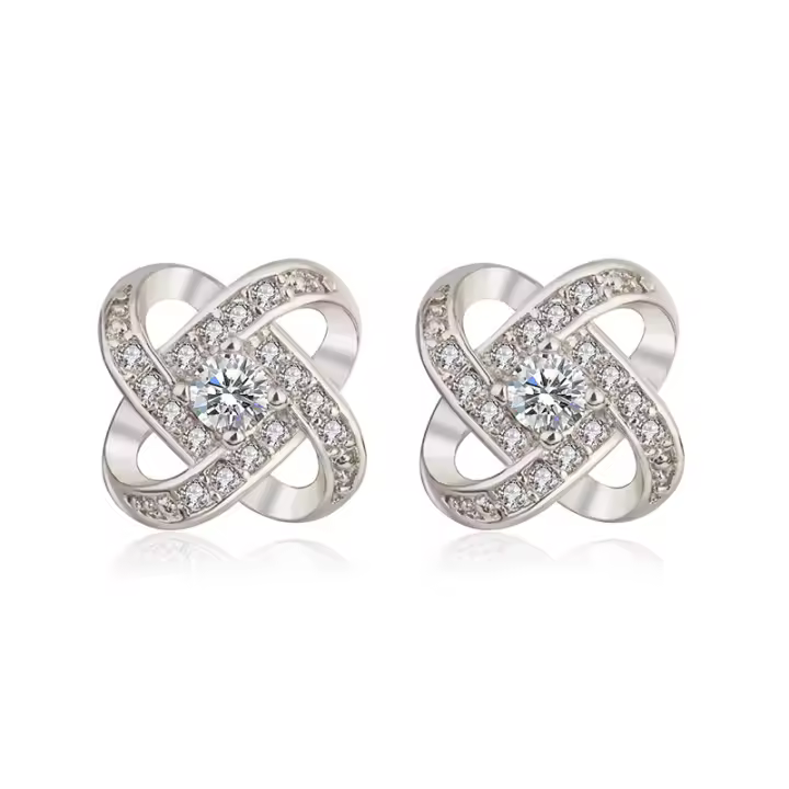 Pendientes Mujer Plata de Ley 925 "Es La Luz en Mis Ojos" con Regalo Original San Valentín - 1
