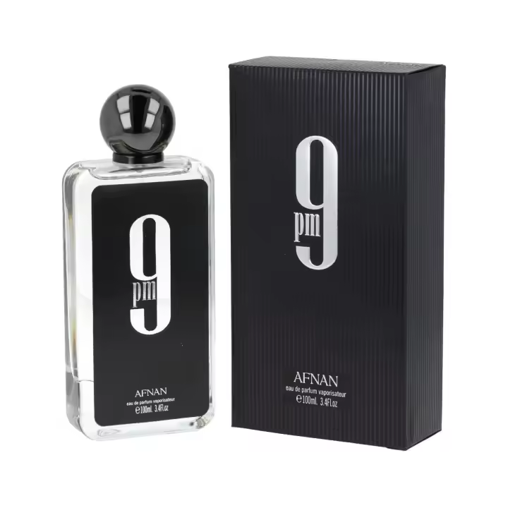 Perfume Árabe 100% Original Afnan 9PM Eau de Parfum para Hombre 100ml – Fragancia Intensa y Seductora con Vainilla, Ámbar y Lavanda, Larga Duración y Proyección Potente para Hombres Elegantes y Modernos que Desean Dejar una Huella Inolvidable - 1