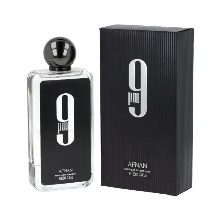 Perfume Árabe 100% Original Afnan 9PM Eau de Parfum para Hombre 100ml – Fragancia Intensa y Seductora con Vainilla, Ámbar y Lavanda, Larga Duración y Proyección Potente para Hombres Elegantes y Modernos que Desean Dejar una Huella Inolvidable - 1