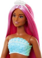 Barbie Sirena Cola Salmon muñeca sirena Mattel HRR04 - details 2