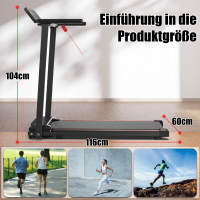 Cinta De Correr Allinlife, Control De Distancia, Multimodo, Pantalla Led, 1-12 Programas, Motor Potente Y Silencioso De 2,5 Hp, Rango De Velocidad De 1 A 12 Km/H, Apta Para Uso Doméstico O De Oficina, Envío En 48 Horas - details 5