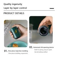Abrepuertas Magnético Automático Creativo En Acero Inoxidable Para Cocina Herramientas De Barra Portátiles Para Cierres De Botellas De Cerveza - details 6