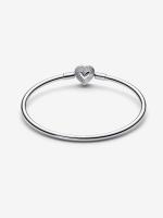 Pandora - Brazalete con Cierres de corazón radiante - Plata de Ley - details 2