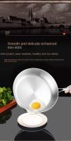 Sartén De Frying Pan De Acero Inoxidable 316 Antiadherente Para Estufa De Gas Y Cocinador Inducción Cocina Ecológica 28cm - details 7