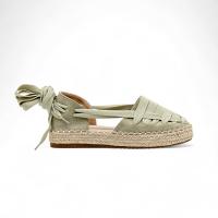 Calzados Soraia Sandalia Mujer Cuña Yute Espardeñas Planas con Lazos Moda Primavera y Verano Cómodas Elegantes Tendencia - details 0