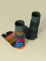Calcetines De Joven Para Mujer Diseño Divertido Y Coloreado Con Puño Split Algodón Poliéster Spandex Medio Tobillo Estilo Harajuku AB Tabi Calcetines - details 2