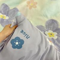 Funda De Edredón Y 2 Almohadillas Reversibles Con Patrón De Rabo De Conejo Fresa Y Flor Morada Estilo Moderno Para Cama De 1.5m/1.8m/2.0m/2.2m Conjunto De Ropa De Cama Cómoda Y De Venta Caliente - details 16