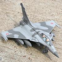 Modelo De Avión Militar Rafale Fighter De Aleación Regreso Acústico Y Óptico Adorno Juguete Para Coleccionistas Y Adultos - details 4