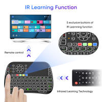 Teclado Inalámbrico Mini M9 BT&2.4G Con Retroiluminación 7 Teclas Tipo-C Ratón En Aire Remote Control Touchpad Para Android TV Box PC - details 6