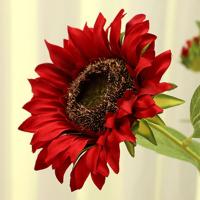 Bouquet De Girasol Artificial En Soltero Decoración Para La Casa Y Mesa Estilo De Flor De Seda Para Bodas Al Aire Libre Y Cumpleaños - details 6
