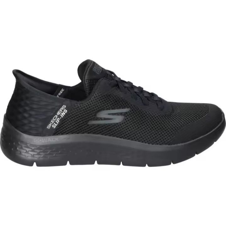 SKECHERS | Zapatillas Skechers Slip in Go Walk Flex para Hombre – Deportiva en Color Negro – Sneaker Slip-ins – Air Cooled Memory Foam – Ultra Go – Vegan – Apto para Lavadora – Cómodas y Versátiles – Modelo 216324-BBK - 1