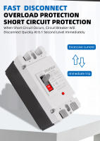 Interruptor De Protección Por Sobrecarga MCCB De Caso Moldado Solar 150A 250A Isolador De Batería Para Fotovoltaica PV - details 4