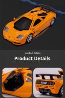 Coche De Carreras RMZ City Diecast 1/36 Para Niños Vehículo Miniatura De Metal Con Retroceso Coleccionable Regalo Para Niños De Edad Varía - details 3