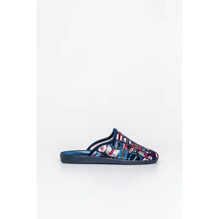 Zapatilla de Casa Javer Hombre Detalle Estampado - 1