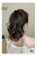 WIGSIN Extension De Cabello Sintético 10 Pulgadas Cola De Caballo Rizada Café Con Cordón Clip in Para Mujeres Peinado Corto Ondulado - details 7