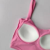 Sudadera Deportiva Para Mujer Transpirable Con Almohadillas Fijas Anti-sudoración Top De Fitness Yoga Brassiere Push up Para Gimnasio Top De Ejercicio - details 11