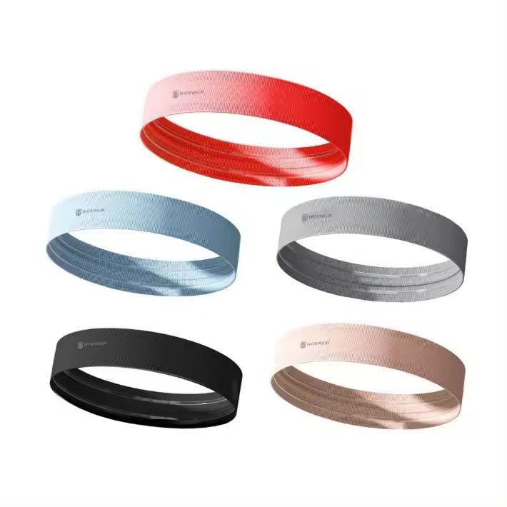 Diadema Mujer, Diadema de Yoga Deportivo Banda, Diadema Elástica, 5 Piezas, Banda de Melo Transpirable para Absorber El Sudor, para Hacer Entrenamiento, Yoga, Correr - 1