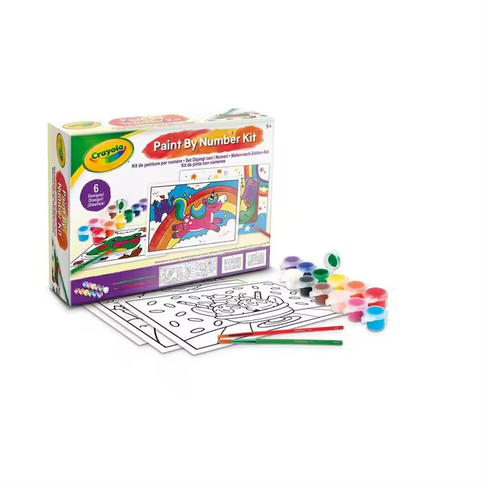 CRAYOLA JUEGO MIS PRIMERAS CREACIONES SET PINTA POR NUMEROS JUEGOS EDUCATIVOS 26x6x19 Cms. - 1