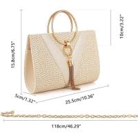 Bolso Pequeño con ASA de Cadena-Bolso de Mano para Mujer, Bolso de cena de Boda - details 0