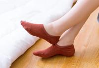 5 Pares De Calcetines Sin Mostrarse Para Mujer Ultra Suaves Y Transpirables Calcetines De Ribete Cómodos De Algodón Orgánico De Bajo Tubo - details 5