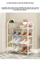 Rack De Zapatos Moderno Y Espacioso De 4 Capas Organizador De Espacio Para Sala De Estar Material PP No Requiere Assembly - details 4