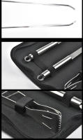 Juego De Herramientas Para Parrilla BBQ De Acero Inoxidable Accesorios Para Cocina Al Aire Libre Camping Con Bolsa - details 4