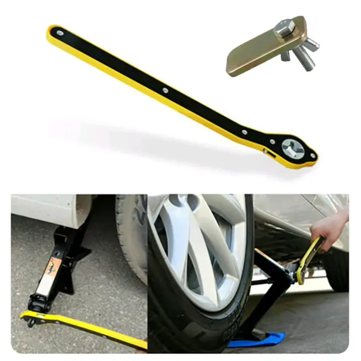 Llave De Escobilla De Motocicleta Con Eje De Rosca Herramienta De Reparación Manual De Alta Carbono Para Ruedas De Coche - 1