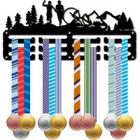 Porta-Medallas De Correr Al Aire Libre Soporte De Metal Para Pared Decoración De Casa Para Premios Deportivos Tamaño Pequeño - details 0