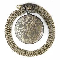 Collar De Reloj Vintage De Cuarzo En Forma De Corazón Y Seta De Latón Para Hombres Y Mujeres Colgante De Pulsera Hecho a Mano Regalo De Souvenir - details 6
