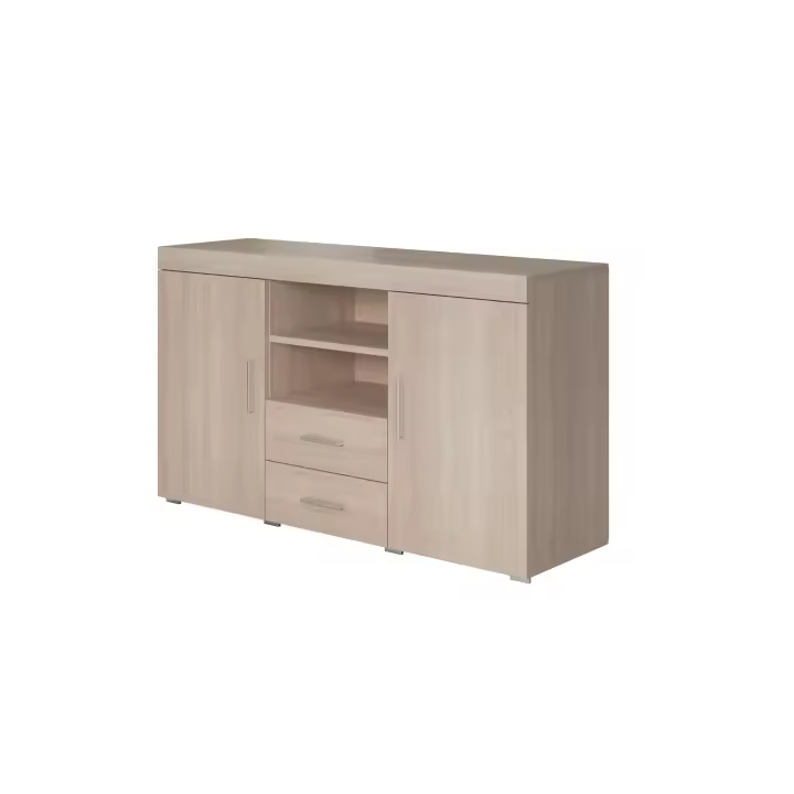 MB Muebles Bonitos - Aparador de salón, 140x82x40cm, Más Colores, 2 puertas, 2 cajones, Modelo Roque - 1