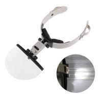 2X 3.5X 4.5X 5.5X Lupa Lente de Cristal Óptico Lupa de uso múltiple Luz LED - details 0