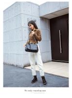 Bolso De Hombro Para Mujer Estilo Rock Negro Nueva Moda Bolso De Mano Con Cadena Monedero Cruzado Single Para Diario - details 15