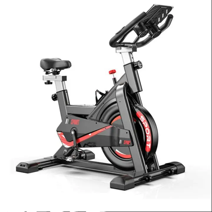 SPINNING SPORT, BIKE ESTACIONÁRIA, RESISTÊNCIA AJUSTÁVEL ATÉ 24 KG, COM VISOR LCD VERSÁTIL, CARDIO, CALORIAS, ALTURA AJUSTÁVEL ENVIO RÁPIDO DA EUROPA / - 1