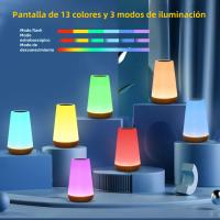 Lámpara de noche LED RGB con Control remoto y táctil color cambiante portátil para mesa o cámara recargable por USB - details 0