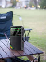 Radio Portátil Recargable Con Pantalla HD Y Altavoz Integrado Tipo-C FM AM SW Para Ancianos Radio De Batería Operada - details 7