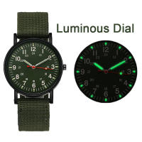 Reloj Militar Para Hombre YIKAZE Con Correa De Lona Resistente Al Choque Y Luz Súper Reloj Deportivo De Cuarzo Para Exteriores - details 12