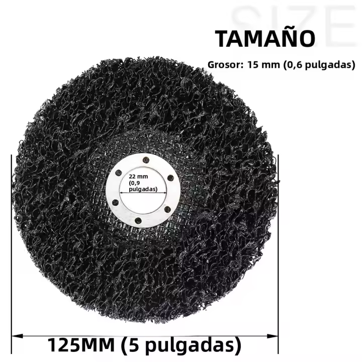 Discos De Poli Para Molienda Y Pulido 1Pcs 100/115/125mm Abrasivos Para Eliminación De Pintura Y Rusticidad Para Amoladora Angular - 1