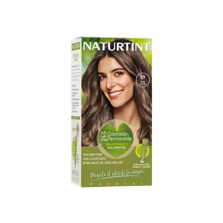 Naturtint Tinte Rubio Oscuro Sin Amoníaco con Aceites Biobotánicos y Mascarilla Multicuidado - 1