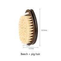 Cepillo De Cuerpo Seco Para El Belleza De Cuidado Personal Exfoliante Con Mango De Madera Y Pelo De Cerdas Suaves Para El Uso Doméstico - details 5