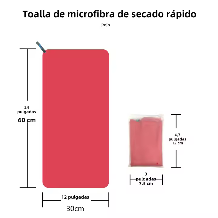 Toalla De Playa Absorbente Y Secado Rápido MUTAO De Microfibra Para Yoga Natación Y Senderismo 7 Colores Suave Y Transpirable - 1