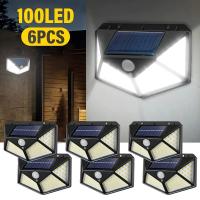 Tira De Luz Solar Exterior Con Sensor De Movimiento 100 LEDs Para Exterior Paredes Terrazas Courtyards Garajes Jardines Pack De 1/2/4/6 - details 0