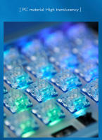 Interruptores De Teclado Kailh Deep Sea Silenciosos pro Ballena Táctiles 60g Isla Solitaria Lineales 45g RGB 3pin Para DIY Meccánico SMD MX - details 6