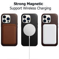 Funda de cuero genuine suave para iPhone 14 Pro Max, Funda de negocios de calidad para iPhone 15 Pro Max, Carga magnética, Funda trasera de teléfono - details 2