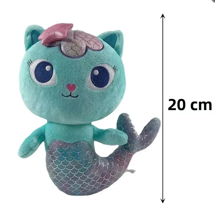 Muñeca De Peluche Kawaii Gabby Para Niños Y Niñas Animal De Merma Gato Para Decoración De Hogar Regalo De Cumpleaños Y Navidad - 1