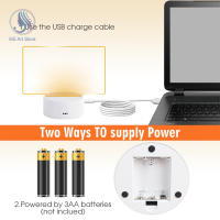 Lámpara Nocturna Creativa Con Tablero De Notas LED De 7 Colores Luz Suave Cálida USB Regalo Para Fiestas Y Vacaciones - details 13