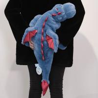 Azul, 70 cm, peluches Lindo dragón de peluche, dinosaurios con peso - details 3